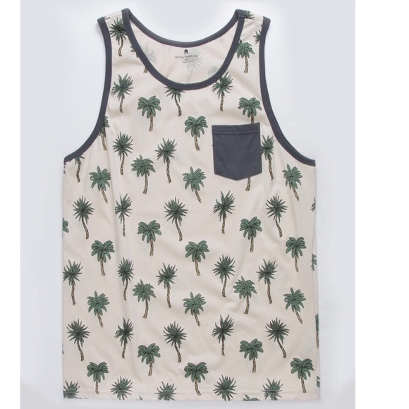 Tilly's Other - Beige palm tree tank 🌴